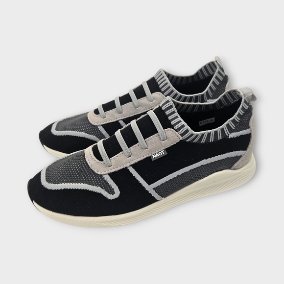 New Naot Adonis Beige Grey Knit Fashion Sneaker EUR 39 Womens 8 - Picture 4 of 14